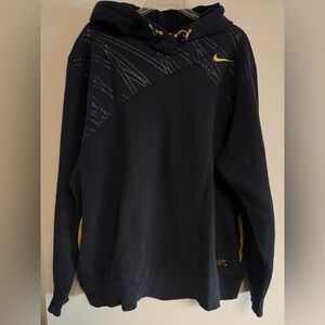 Kobe Bryant Nike Black Hoodie with Yellow Details
